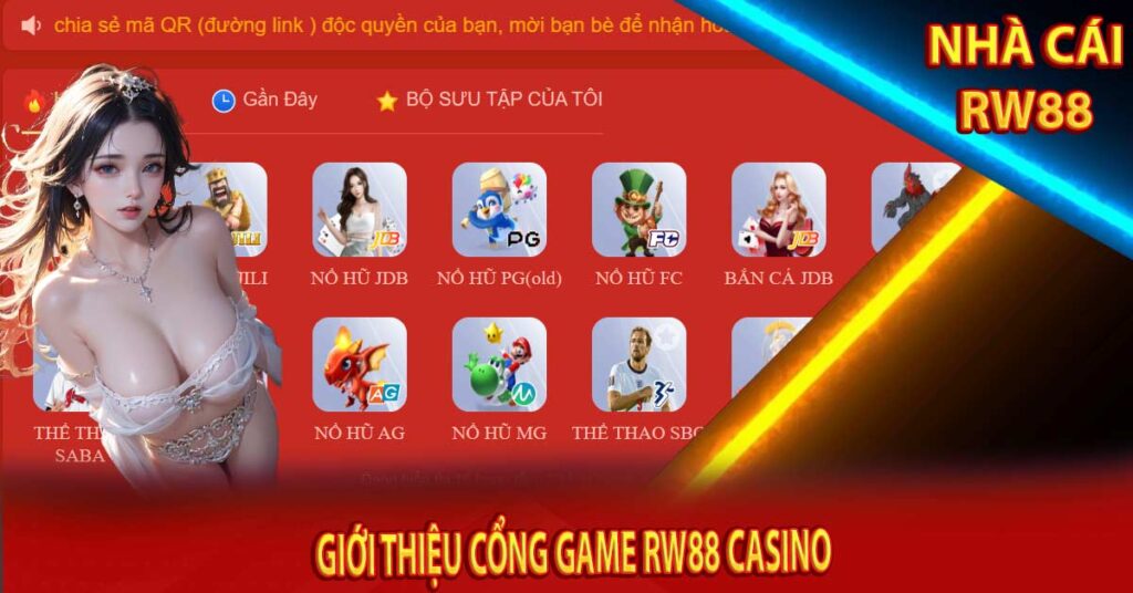 Giới thiệu cổng game Rw88 casino